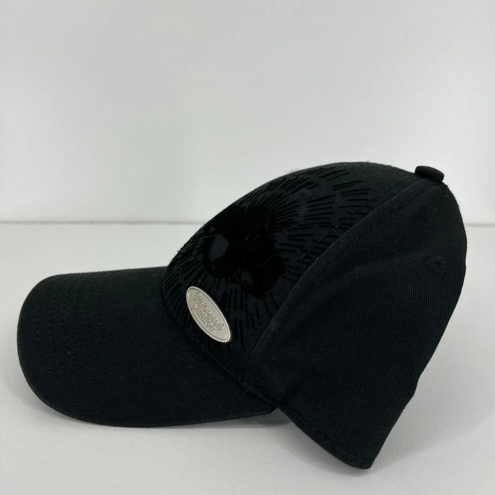Universal Studios Mens Black Embroidered Logo Adjustable Baseball Cap Hat